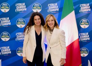 Antonella Sberna e Giorgia Meloni