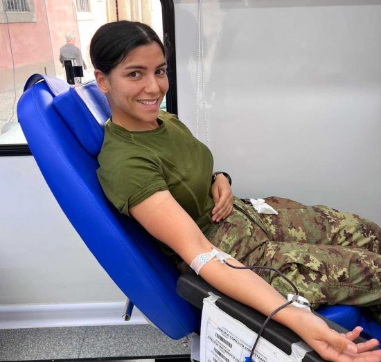 Viterbo - Avis - La scuola sottufficiali dell’Esercito dona il sangue