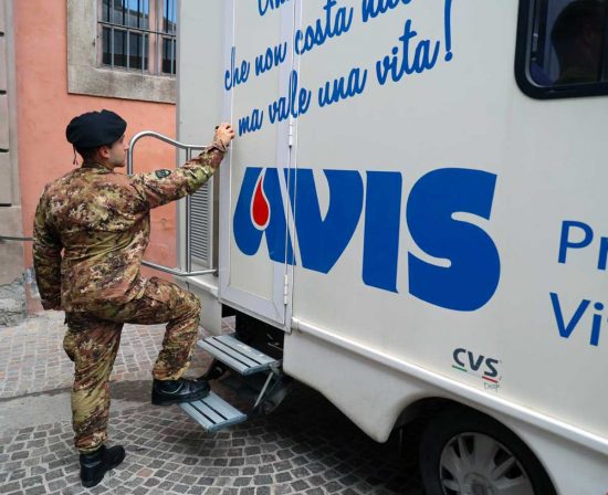 Viterbo - Avis - La scuola sottufficiali dell’Esercito dona il sangue