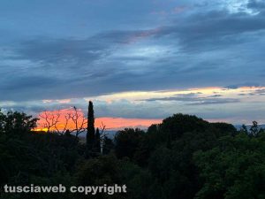 Tramonto a Viterbo
