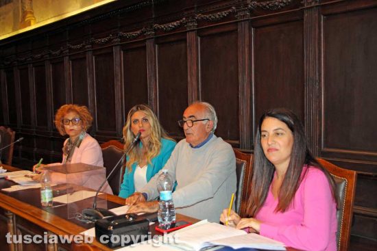 Viterbo - Consiglio comunale - Delle Monache, Troncarelli, Ricci e Sanna