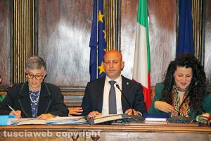 Viterbo - Consiglio comunale - Spagna Musso, Ciorba e Frontini