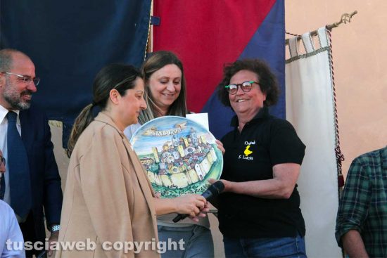 Tarquinia - Il palio delle Contrade - La premiazione della contrada Santa Lucia
