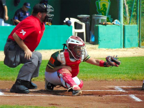 Sport - Baseball - Montefiascone - Il ricevitore Caselli