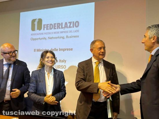 Mauro Rotelli, Tiziana Governatori, Adolfo Urso e Giuseppe Crea
