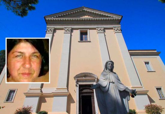 Narni - Santuario Madonna del Ponte - Nel riquadro Luisella Pallozzi