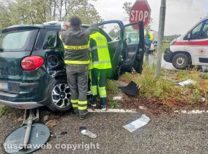 Viterbo - L'incidente in strada Ombrone