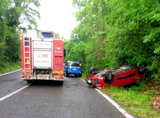 Viterbo - Incidente sulla Cimina