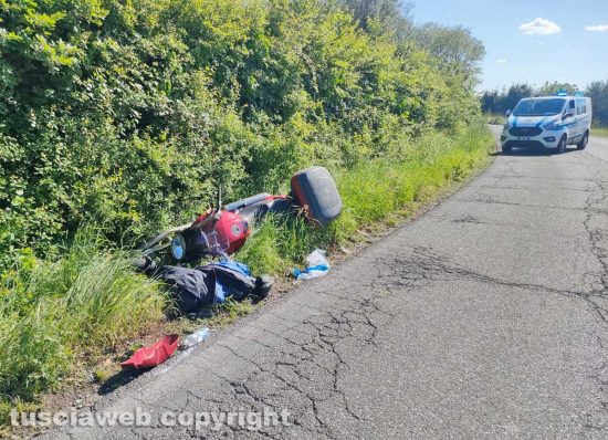Viterbo - Incidente in strada Acquabianca