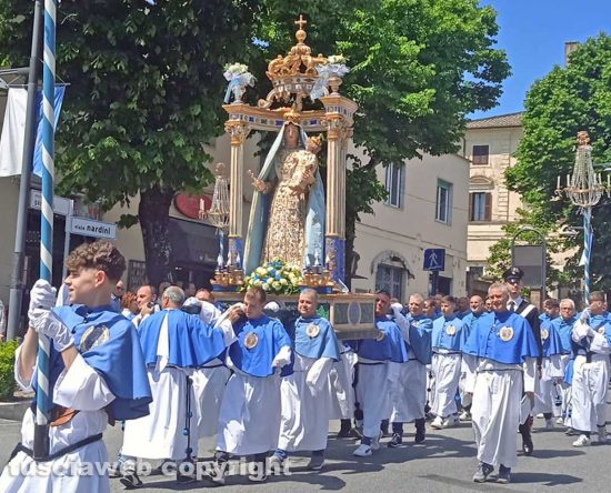 Capranica - La processione e il trasporto della Santissima Madonna delle Grazie