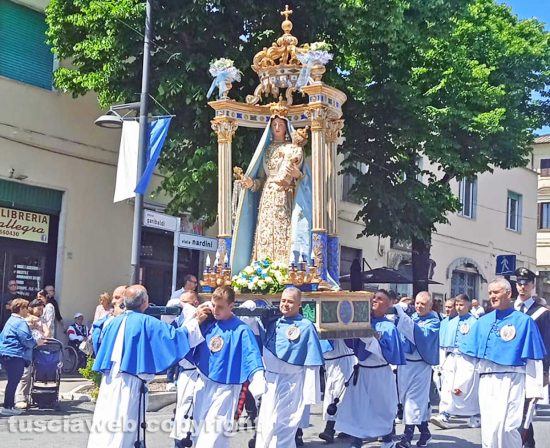 Capranica - La processione e il trasporto della Santissima Madonna delle Grazie