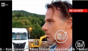 Chi l'ha visto - Simone Casini con il suo camion