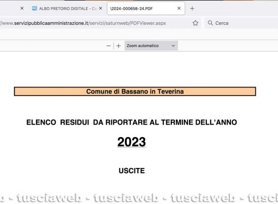 Comune di Vasanello - Gli allegati del comune di Bassano in Teverina