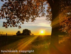 Viterbo - Tramonto in campagna