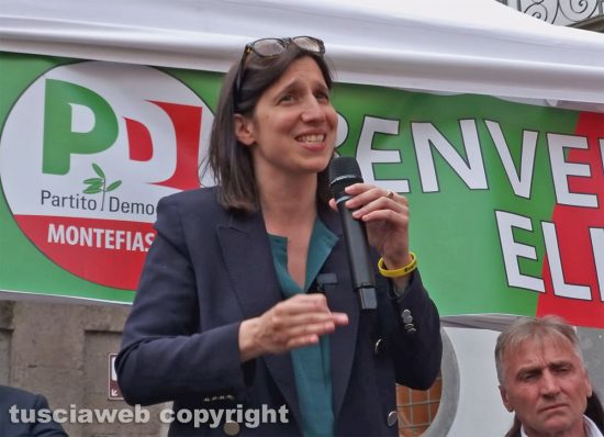 Elly Schlein a Montefiascone
