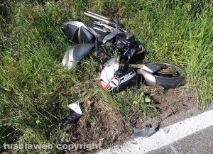 Montefiascone - Moto contro pullman