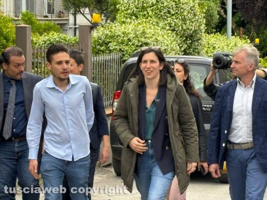 Elly Schlein a Civita Castellana