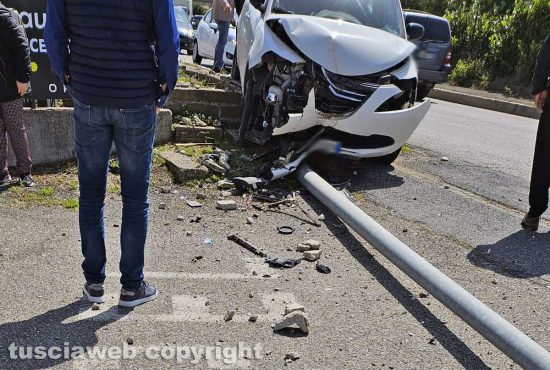Viterbo - Incidente sulla Tuscanese