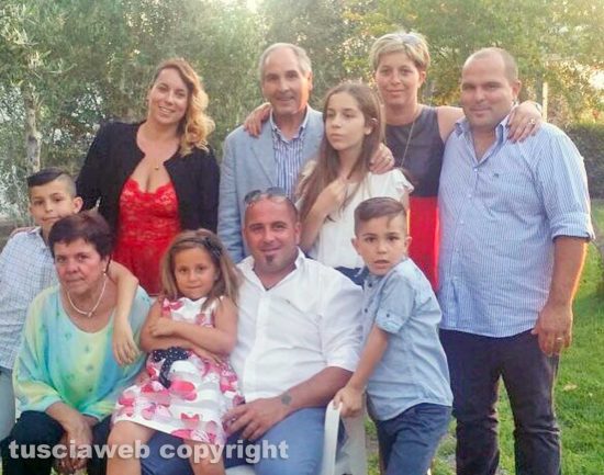 Pietro Innamorati e Maria Pia Cenci insieme alla famiglia