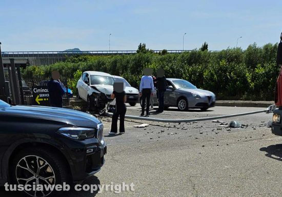 Viterbo - Incidente sulla Tuscanese