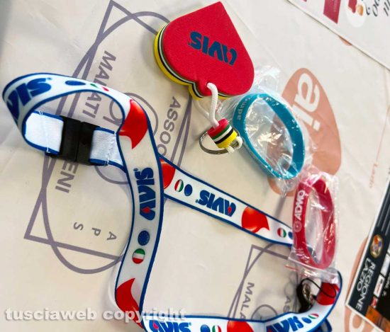 Viterbo - I gadget dell'iniziativa Donare per donarsi