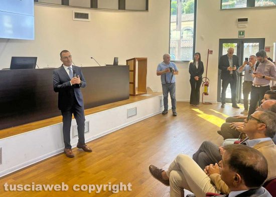 Viterbo - Inaugurazione mostra "Imprese d’Autore" - Sergio Saggini