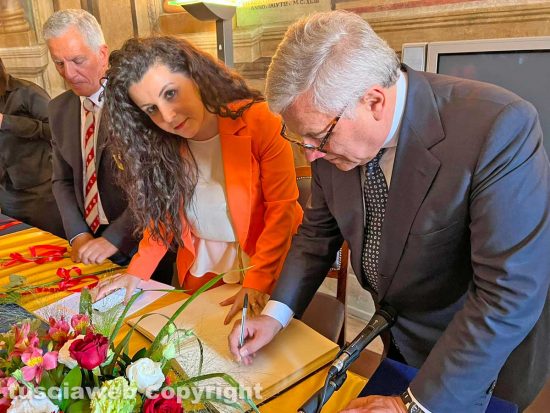 Chiara Frontini e Antonio Tajani