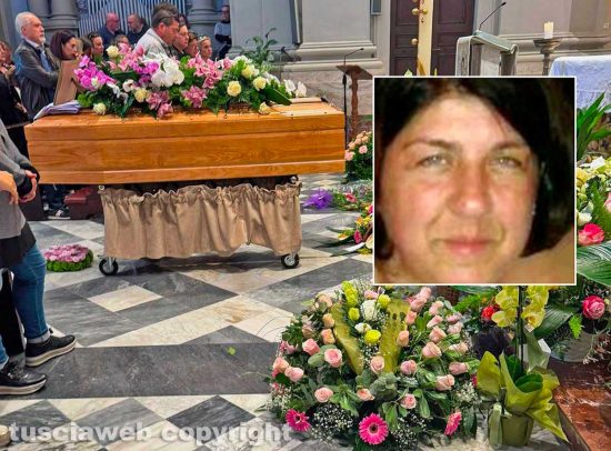 Narni - I funerali di Luisella Pallozzi