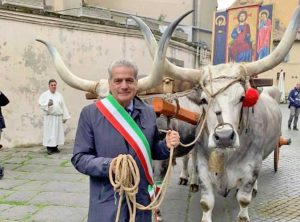 Viterbo - Giovanni Arena alla  processione del Santissimo Salvatore