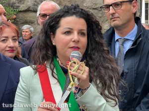 Viterbo - La sindaca Chiara Frontini