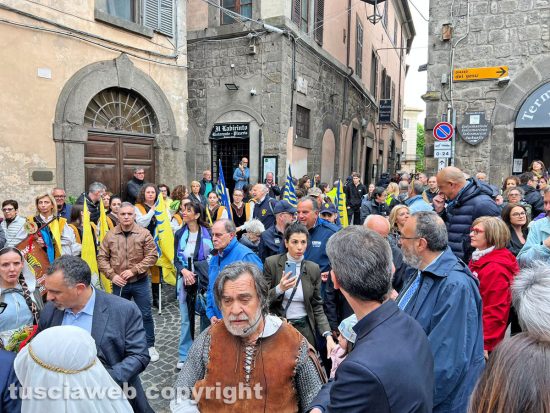 Viterbo - Taglio del nastro per San pellegrino in fiore 2024