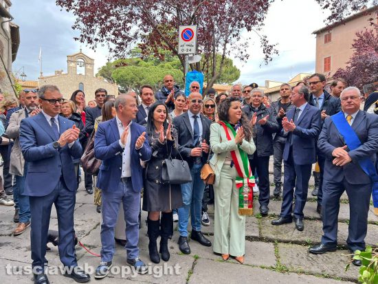 Viterbo - Taglio del nastro per San pellegrino in fiore 2024