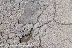 Orte - Buche sulla provinciale 150