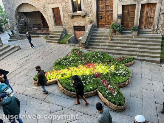 Viterbo - San Pellegrino in fiore 2021, piazza San Pellegrino