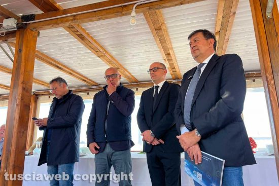 Tarquinia - Da sinistra: Santucci, Riglietti, Zacchini e Giulivi
