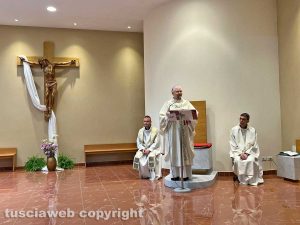 Viterbo - Disinnesco bomba - La messa a Villanova