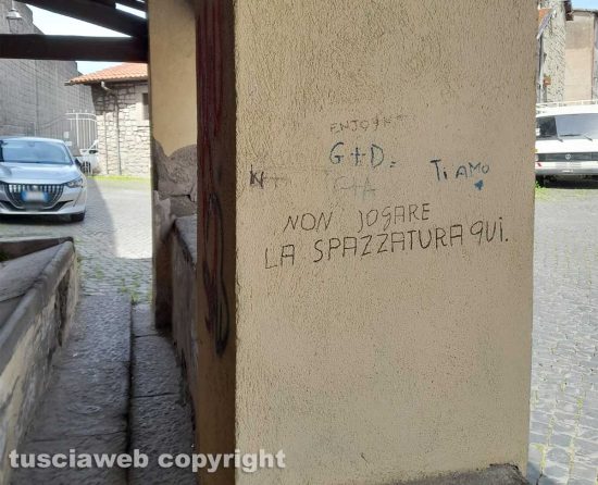 Viterbo - Il lavatoio a Pianoscarano