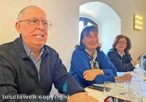 Viterbo - Conferenza stampa del Comitato Viva il verde a Vitorchiano - Da sinistra Gemini Ciancolini, Maria Grazia Storcè e Gabriela Marchionni