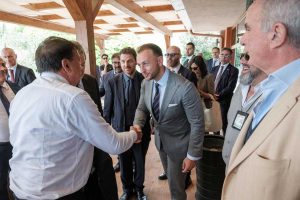 Roma - Il ministro Musumeci e il ministro slovacco Eštok ospiti di Elitaliana per l'arrivo del primo Black Hawk 