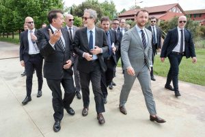 Roma - Il ministro Musumeci e il ministro slovacco Eštok ospiti di Elitaliana per l'arrivo del primo Black Hawk 