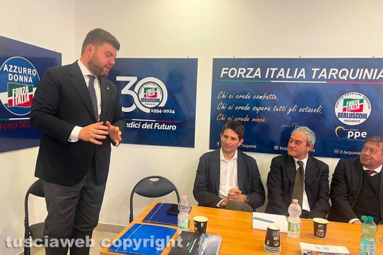 Tarquinia - Alessandro Romoli alla conferenza di Forza Italia e noi moderati