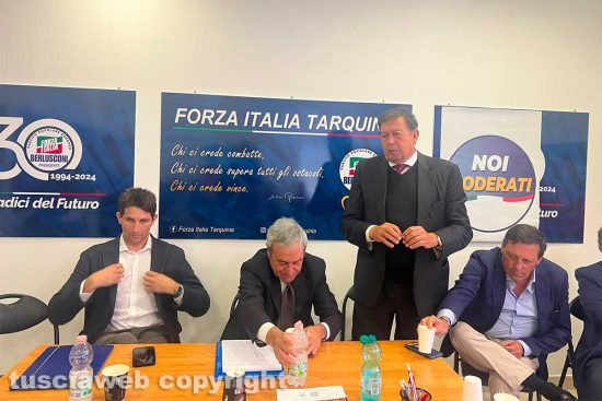 Tarquinia - La conferenza di Forza Italia e Noi moderati