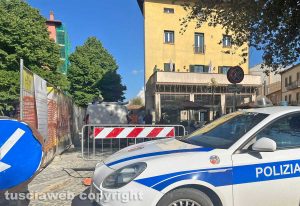 Cura di Vetralla - Polizia locale in piazza Santa Maria del Soccorso