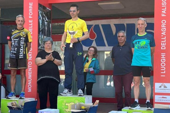 Sport - Atletica leggera - Il podio del raduno podistico Avis