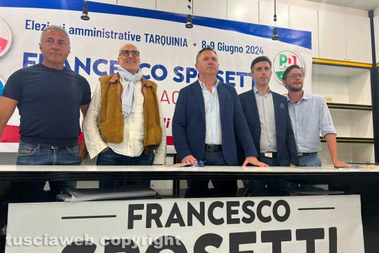 Tarquinia - Blasi, Rosati, Sposetti, Andreani e Scomparin