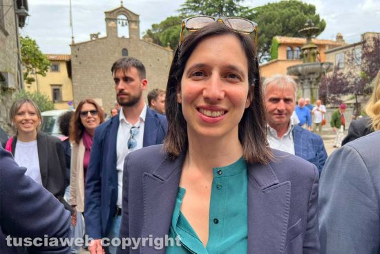 Elly Schlein a Viterbo