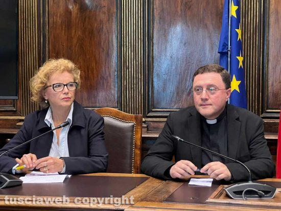 Anna Proietti e don Luigi Fabbri