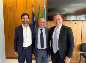 Da sinistra: Daniele Sabatini, Giulio Zelli e Gianluca Righini
