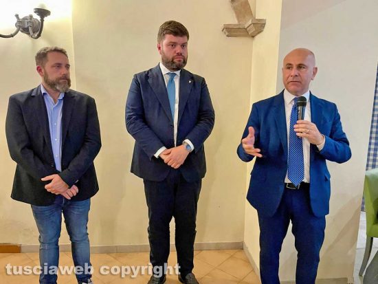 Da sinistra: Paolo Manzi, Alessandro Romoli, Salvatore De Meo