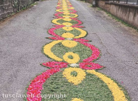 L'infiorata a Corchiano